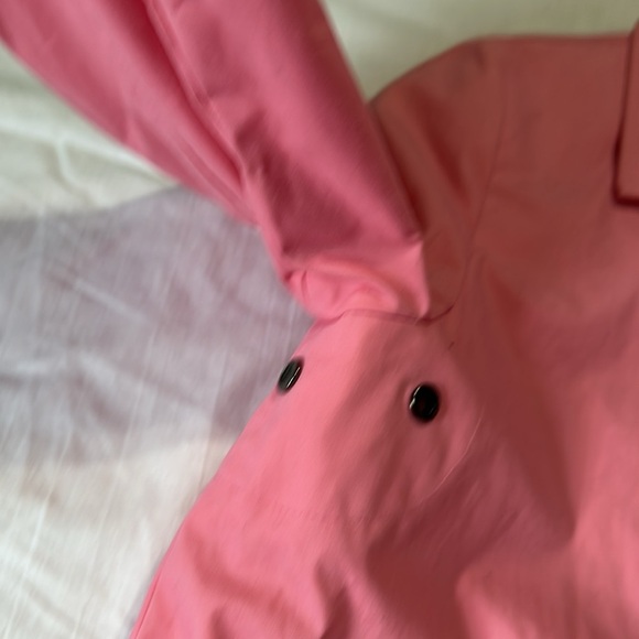 Talbots Pink Spring Button Down Jacket Size 4 100 % Cotton - Picture 4 of 8